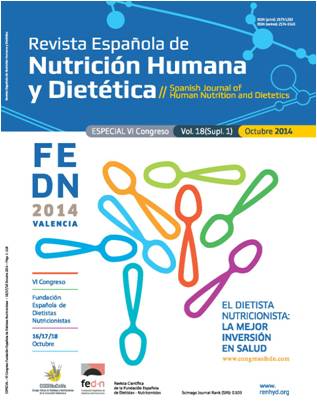 					View Vol. 18 (2014): (Suppl 1) Special issue 6th FEDN Congress: Dietitian-Nutritionist, the best investment in health
				